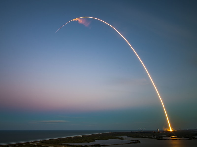 Rocket launch representing fast deployment speed